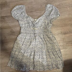 American Eagle Blue Cutout Dress